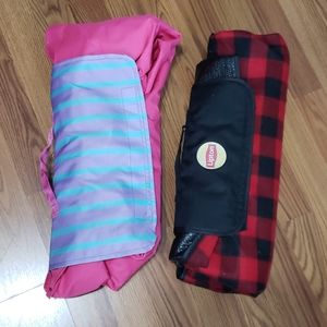 2 picnic blanket set cover concert